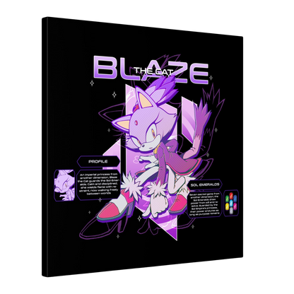 NEW: Blaze The Cat (Canvas)